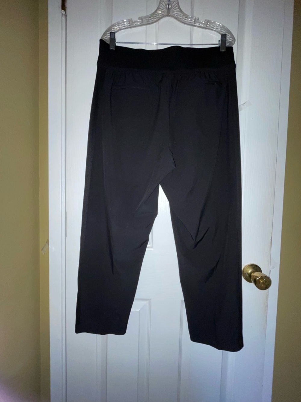 Kirkland Signature Black Women's Straight-Leg Pull-On Trousers
